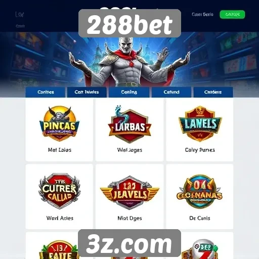 Análise das opções de jogos disponíveis no 288bet